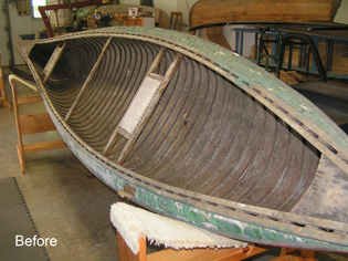 before sponson canoe